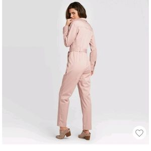 Long sleeve zip up boilersuit - pockets!